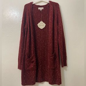 🌺New Red Knox Rose Cardigan